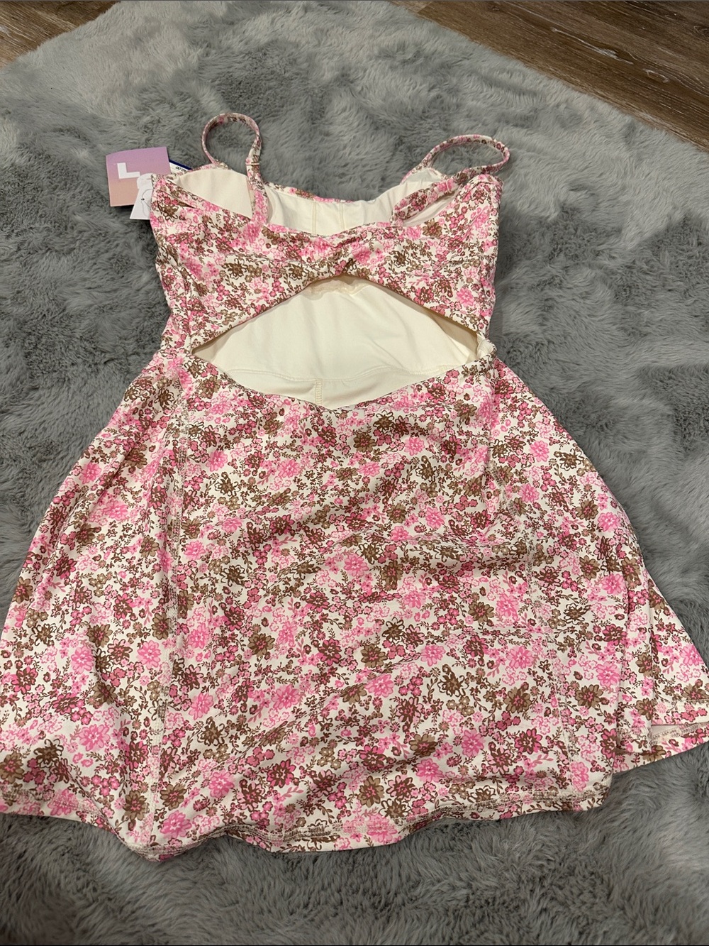 Cute Pink Floral active dress Joy Lab size Small - Picture 5 of 5